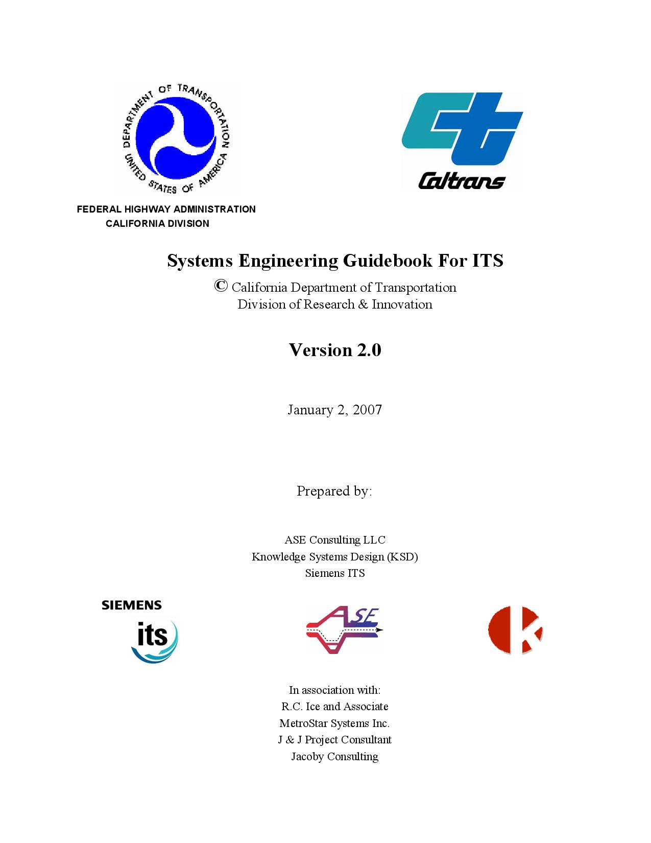 16 Systems Engineering Guidebook For Its page 001